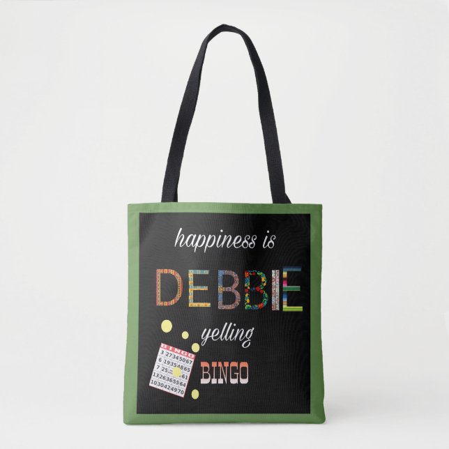 Custom Bingo Tote Bag (Front)