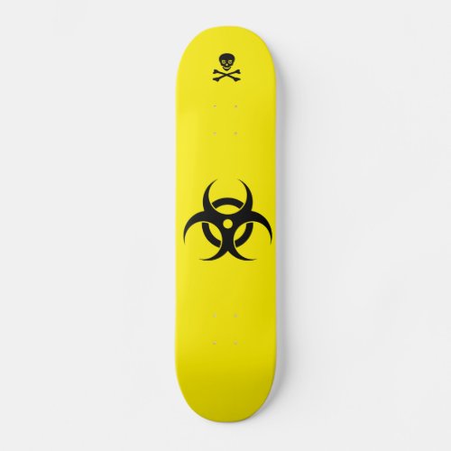 Custom Bio Hazard Skateboard Deck