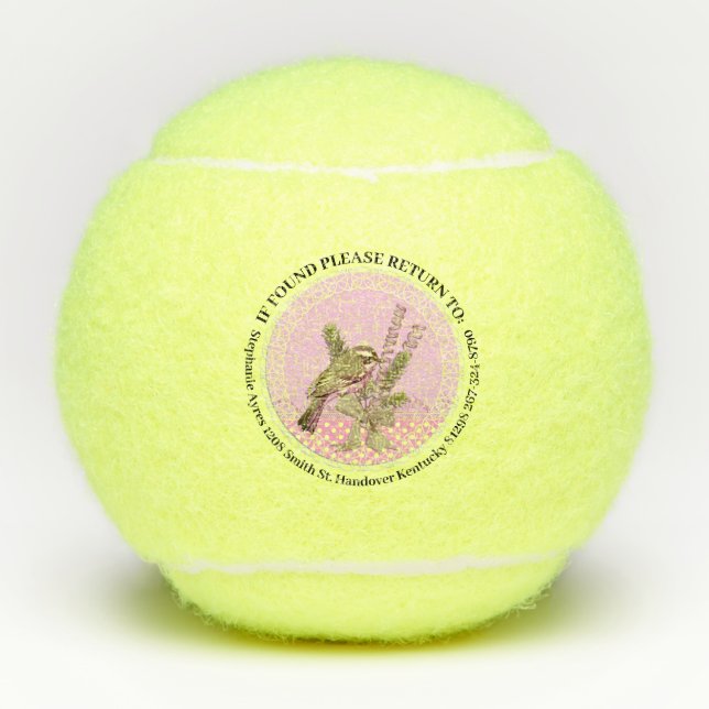 Custom Bird Tennis Balls (Front)