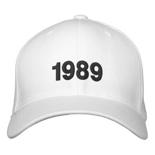 custom birth year embroidered baseball cap