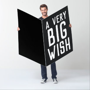 CUSTOM BIRTHDAY BIG BIGGEST HUGE GREETING CARD