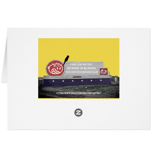 CUSTOM BIRTHDAY BILLBOARD W/ SITTING BIRD (Back Horizontal)