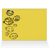CUSTOM BIRTHDAY BILLBOARD W/ SITTING BIRD CARDS (Inside Horizontal (Top))
