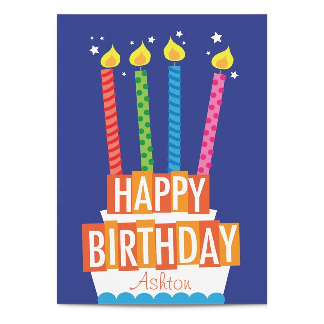 Custom Birthday Cake Greeting Card (Creator Uploaded)