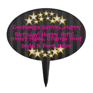 Custom Birthday Cake Toppers