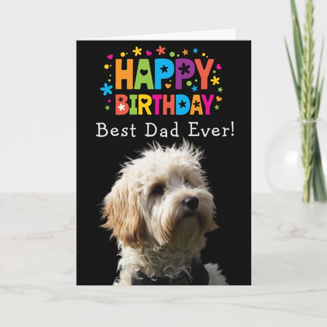 Custom Birthday Card Best Dad Ever (Front)