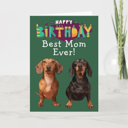 Custom Birthday Card Best Mom Ever