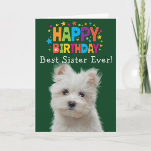 Custom Birthday Card Best Sister Ever