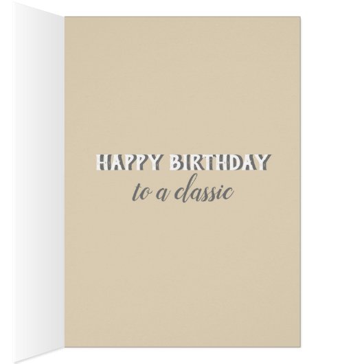 custom Birthday card humor personalize any age (Inside (Right))