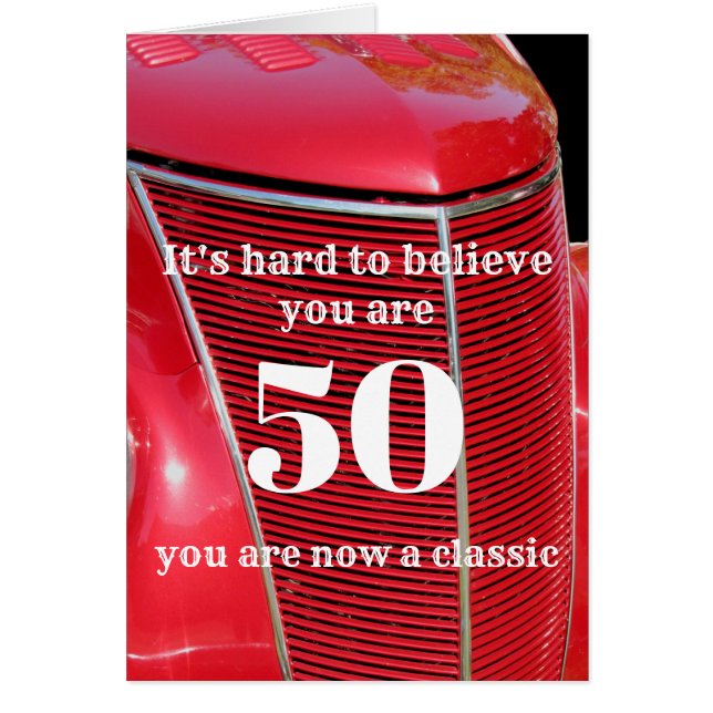 custom Birthday card humor personalize any age (Front)