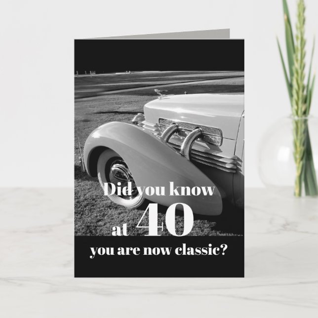 custom Birthday card humor personalize any age (Front)