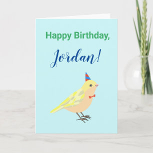 Custom Birthday Card Personalized with Name Card