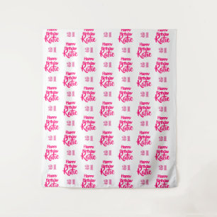 Custom Birthday Event Step and Repeat Backdrop