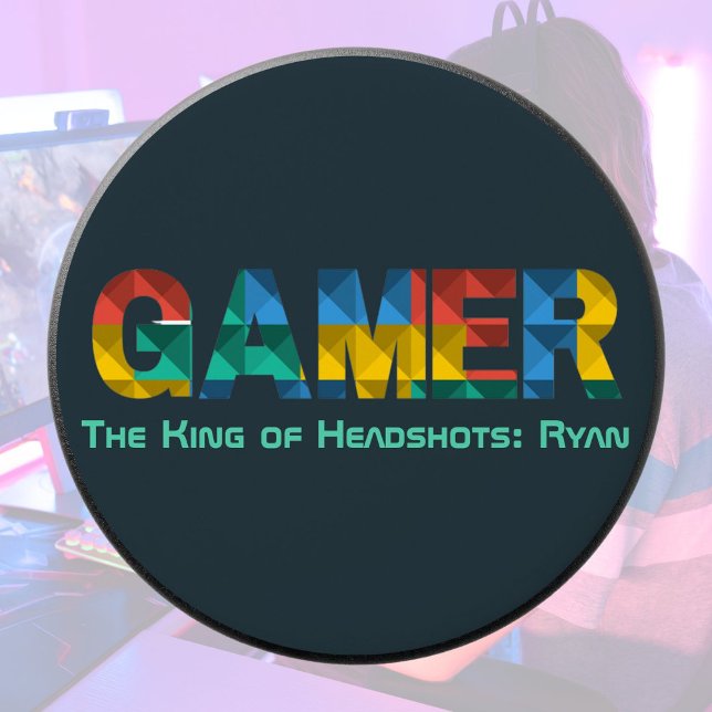 Custom Birthday Father's Day Gifts for Gamers PopSocket (Custom Birthday Father's Day Gifts for Gamers)