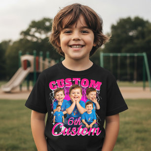 Custom birthday gift bootleg for your Kid 90s Tri-Blend Shirt