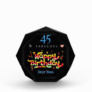 Custom Birthday Gift for Coworker Employee Family