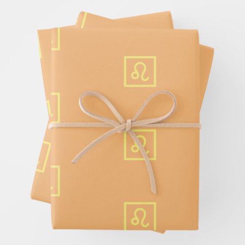Custom Birthday Glyphs Wrapping Paper Sheet Set