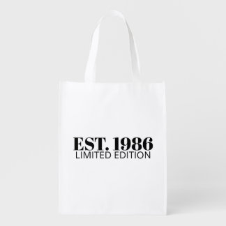 Custom Birthday Grocery Bag