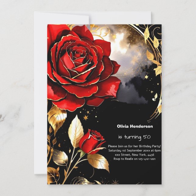 Custom Birthday Invitation (Front)