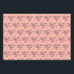 Custom Birthday Name & Age Wrapping Paper Sheets<br><div class="desc">Customize this pink rose gold wrapping paper with a friend or family member's name and optionally their age. With a multicolored star pattern, this gift wrap paper is perfect for a special birthday such as a sweet sixteen, 21st birthday, 30th birthday, and more. Gift it to a daughter, wife, friend,...</div>