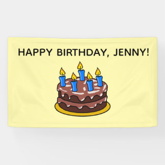 CUSTOM BIRTHDAY NAME PARTY BANNER