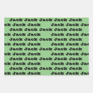 Custom Birthday Name Wrapping Paper Sheets