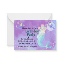 Custom Birthday Party Invitation | Editable Templa
