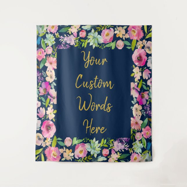Custom Birthday Party Photo Booth Frame Backdrop (Front)