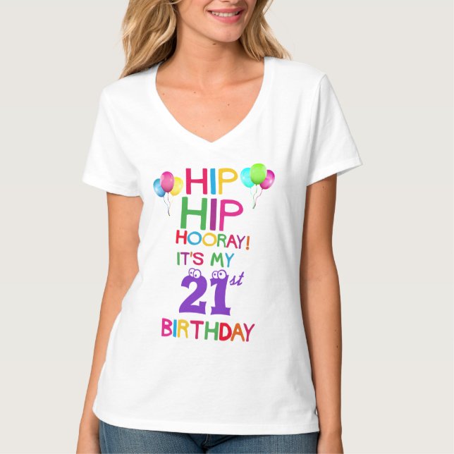 Custom Birthday Party T-Shirt (Front)