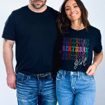 Custom Birthday Party Team Squad Or Crew Matching T-Shirt<br><div class="desc">Elevate the birthday festivities with our Custom Birthday Party Team Squad Or Crew Matching T-Shirt, specially designed for the birthday girl and her entourage. The birthday girl shirt takes center stage, adorned with a festive design that declares her the queen of the celebration. It's not just a shirt; it's a...</div>