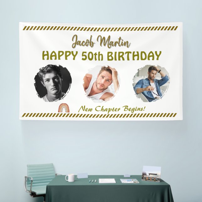 Custom Birthday Party Vinyl Banner (Tradeshow)