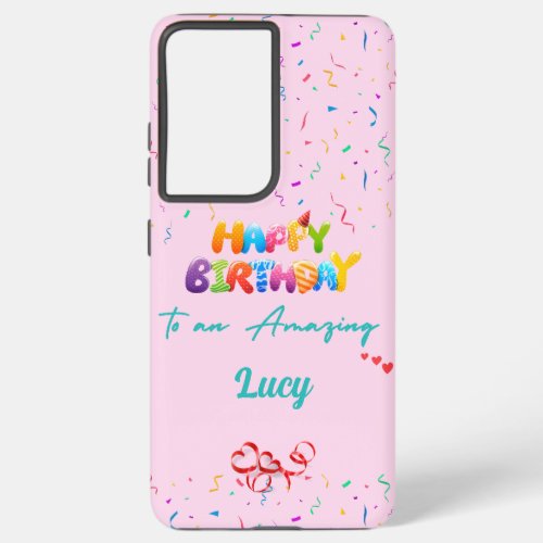 Custom Birthday Phone Case Gift for Samsung Galaxy