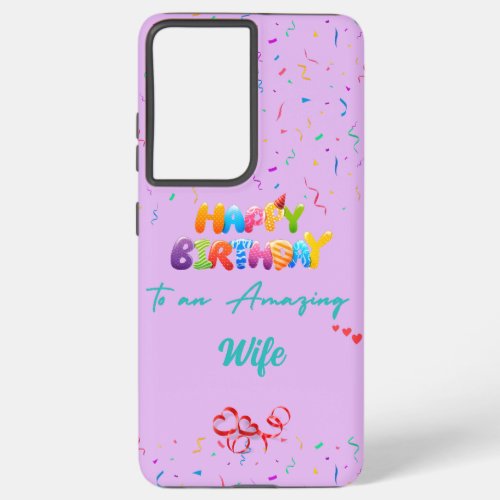 Custom Birthday Phone Case Gift for Samsung Galaxy