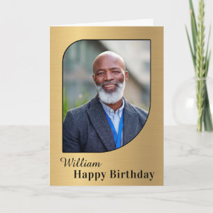 Custom Birthday Photo Card