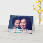 Custom Birthday Photo Card<br><div class="desc">Custom Birthday Photo Personalize Card is a card that you can recreate for yourself. Leave or Replace the Photograph with yours on the cover and information. Enjoy.</div>