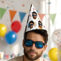 Custom Birthday, Photo, Face, Pattern, Party Decor