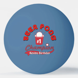 Custom Birthday Ping Pong Official League Ball