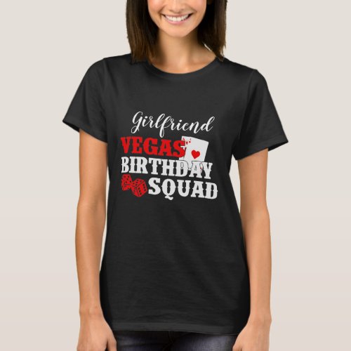 Custom Birthday Squad Vegas Matching T_Shirt