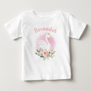 Custom Birthday Swan Princess T-Shirt