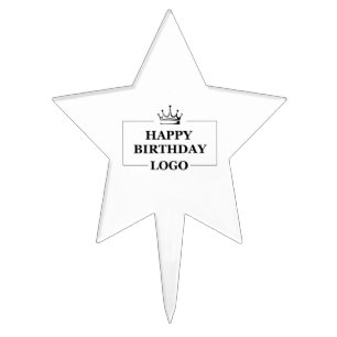 Custom Birthday Template Personalize Gift Design Cake Topper