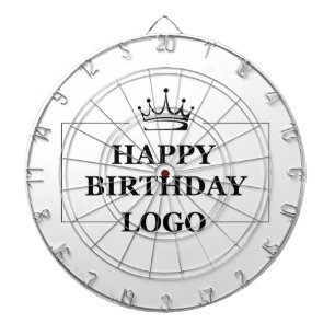 Custom Birthday Template Personalize Gift Design Dart Board