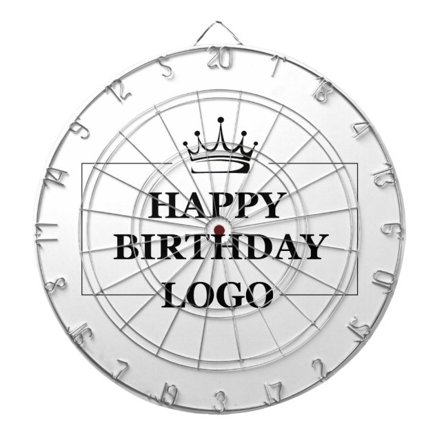 Custom Birthday Template Personalize Gift Design Dart Board (Front)