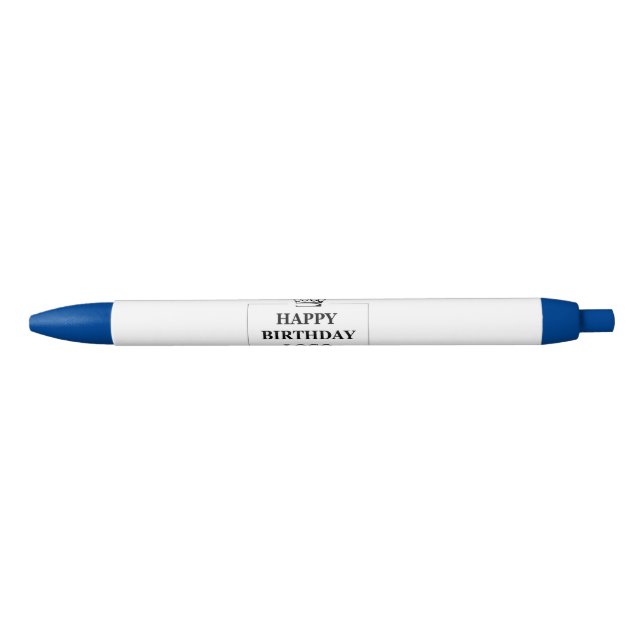 Custom Birthday Template Personalize Gift Design Pen (Front)