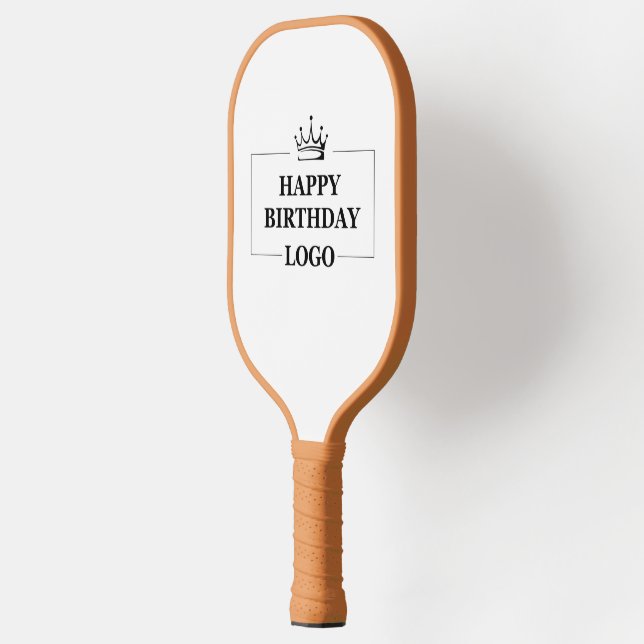 Custom Birthday Template Personalize Gift Design Pickleball Paddle (Left)