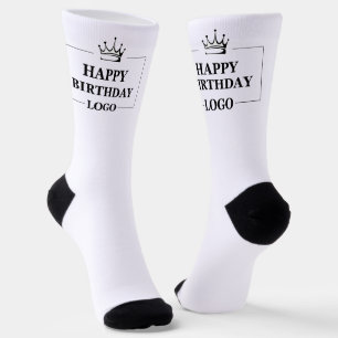Custom Birthday Template Personalize Gift Design Socks