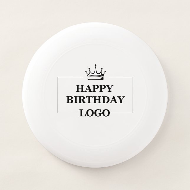 Custom Birthday Template Personalize Gift Design Wham-O Frisbee (Front)