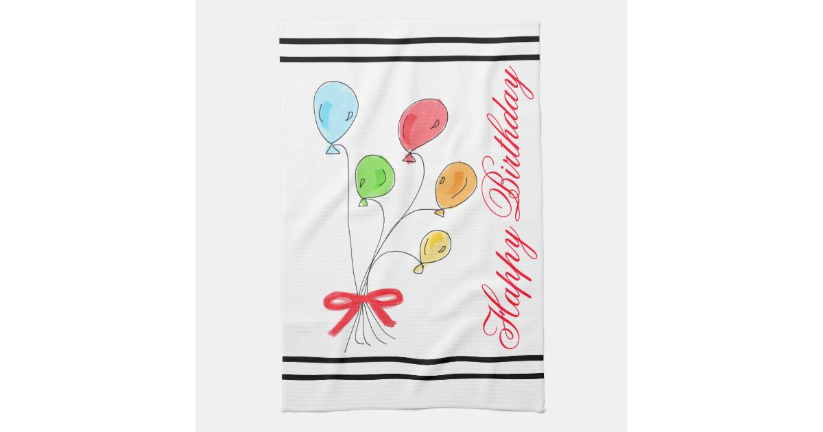 Custom Birthday Towel Zazzle