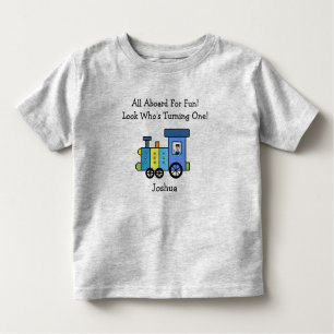 Custom Birthday Train Shirt