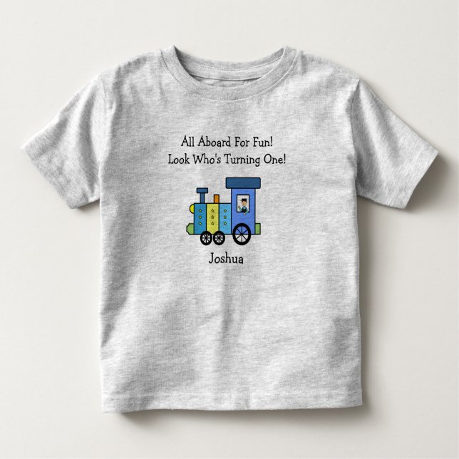 Custom Birthday Train Shirt (Front)