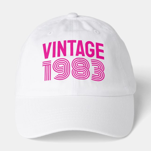CUSTOM BIRTHDAY TRUCKER HAT (Front)